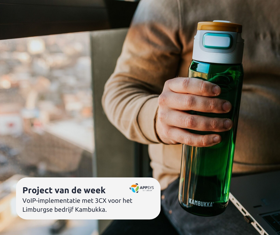 Social media post Project van de week Kambukka Linked In Facebookbericht Liggend