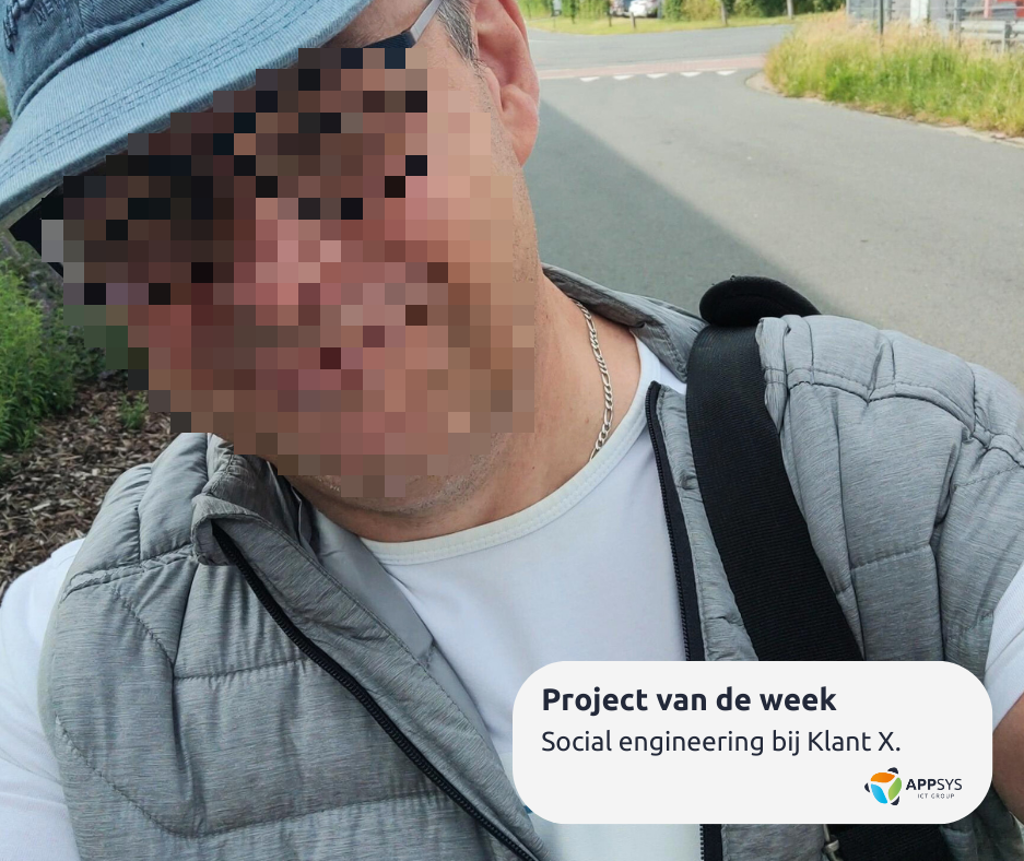 Social media post Project van de week Social engineering Facebook